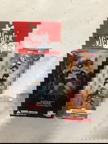 Batman Dark Victory collectible figure and Spiderman diecast collectibles(all new in box)