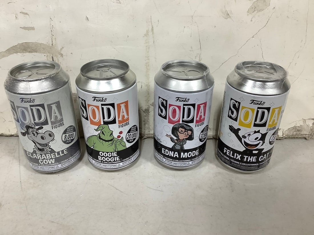 Funko Pop collectible soda pop figures(Edna Mode, Oogie Boogie, Felix the Cat-brand new in box) (1 of 1)