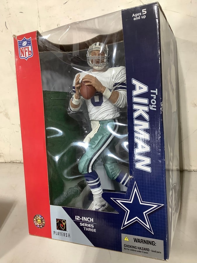Troy Aikman 12in.NFL collectible figure(new in box) (1 of 1)