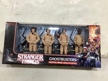 Stranger Things Ghostbusters collectible figure set(brand new in box)