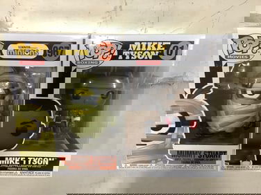 Funko Pop collectible figures(Mike Tyson and Mummy Stuart brand new in box)