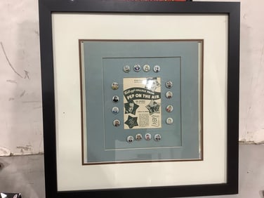 Framed Kellogs Pep Print (23.25inx23.25in)