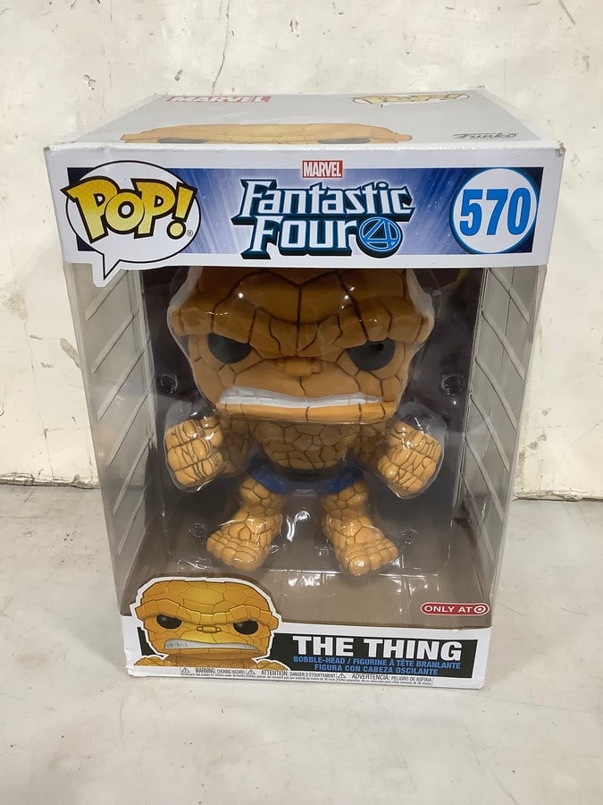 Fantastic Four The Thing Funko Pop Bobble Figurine - New in Box: Fantastic Four The Thing Funko Pop Bobble Figurine - New in Box