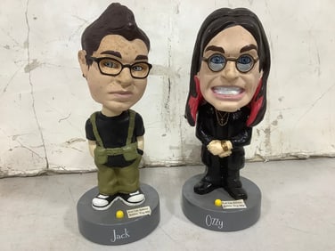 Jack and Ozzy Bobble Heads - 2002 (Tallest - 7.5in)