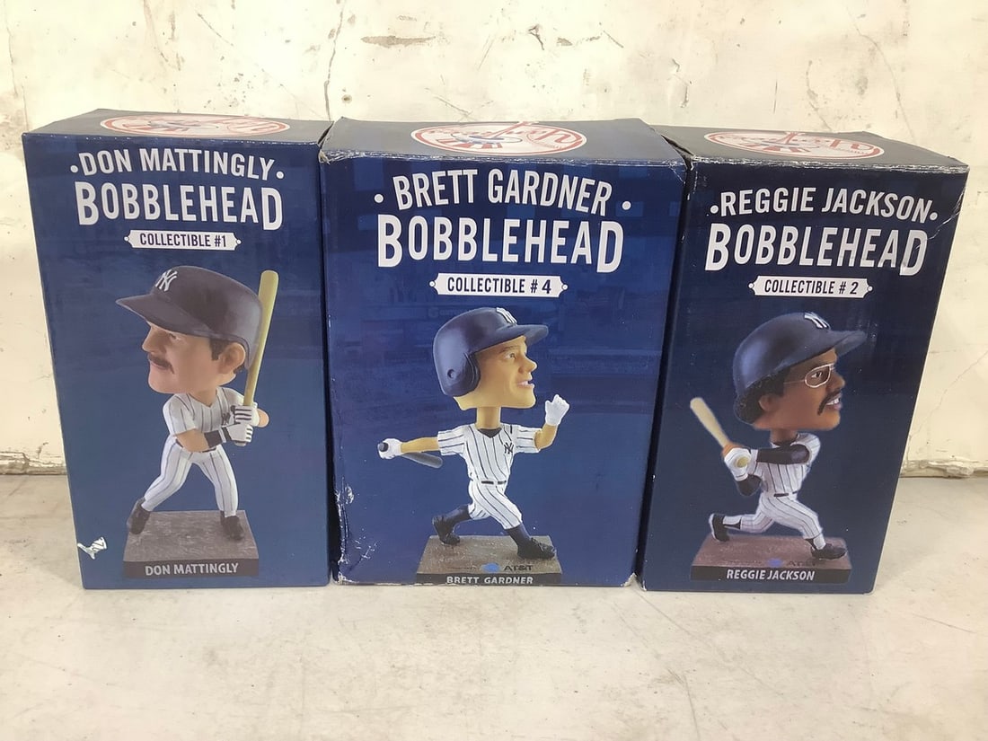Various Yankees Bobblehead Collectibles (Brett Gardener, Reggie Jackson, and more) (1 of 1)