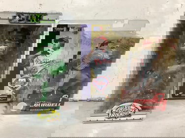 Hulk Head Knockers Figurine and Phillies Pat Burrell Figurine - New in Box