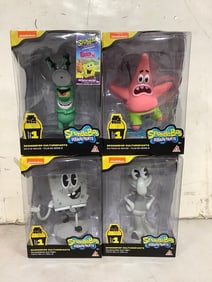 Spongebob Squarepants Figurines (Squidward, Patrick, and Spongebob) - New in Box
