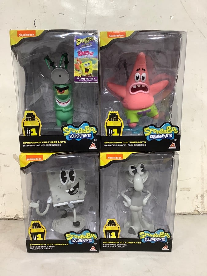 Spongebob Squarepants Figurines (Squidward, Patrick, and Spongebob) - New in Box: Spongebob Squarepants Figurines (Squidward, Patrick, and Spongebob) - New in Box
