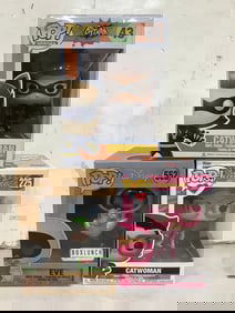 Various Funko Pop Figures (Cat Woman, Eve, and more) - New in Box