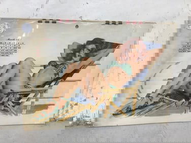 Vintage Pin-Up Girl Calendar