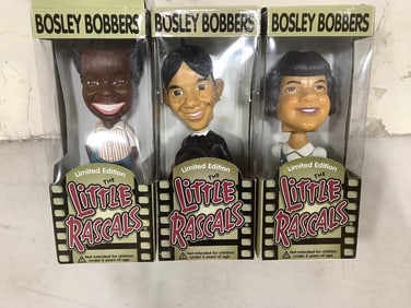 The Little Rascals Bosley Bobbers - New in Box (one has loose head)