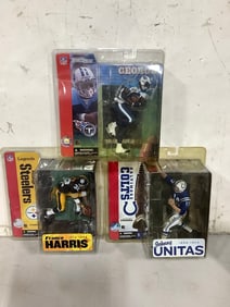 McFarlane NFL Figures (Johnny Unitas, Franco Harris, and more) - New in Box