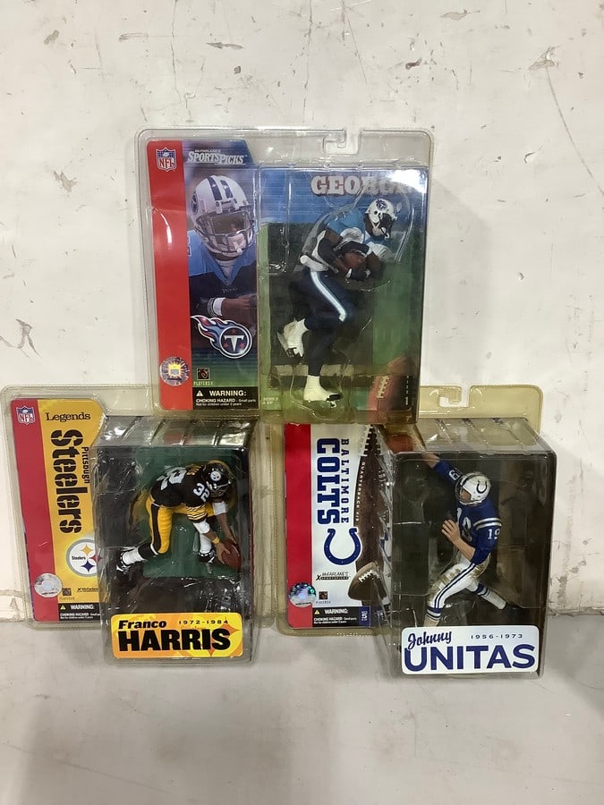 McFarlane NFL Figures (Johnny Unitas, Franco Harris, and more) - New in Box (1 of 1)