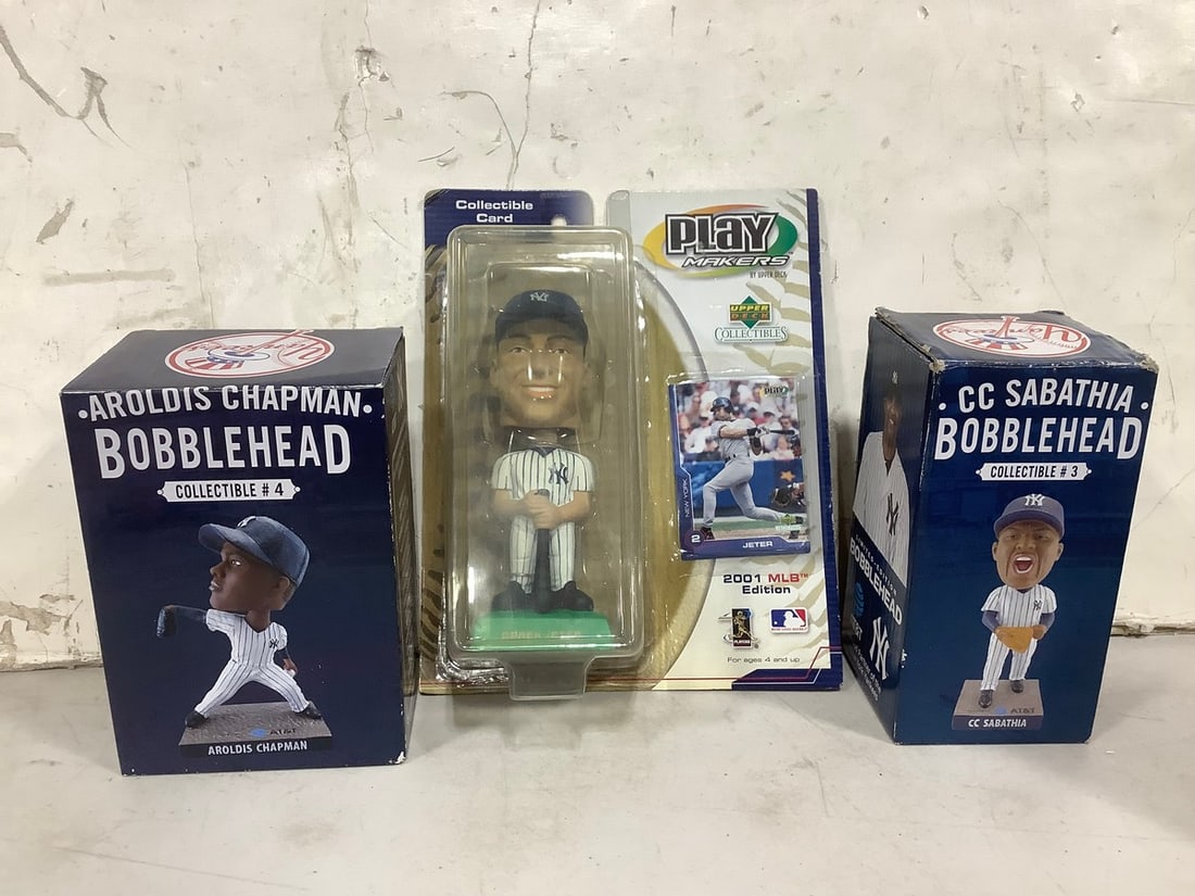 Various Yankees Bobbleheads (CC Sabathia, Aroldis Chapman, and more) - New in Box (1 of 1)