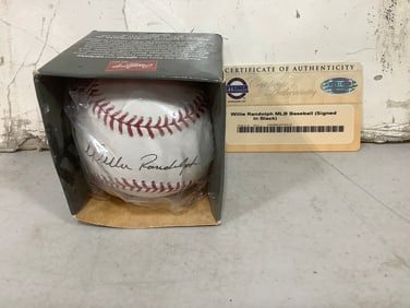 MLB Baseball Signed by Willie Randolph with COA
