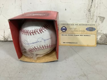 MLB Baseball Signed by Mariano Rivera with COA