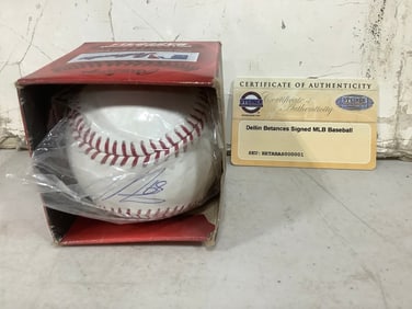 MLB Baseball Signed by Dellin Betances with COA