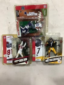 McFarlane NFL Figures (Emmitt Smith, Anquan Boldin, and more) - New in Box