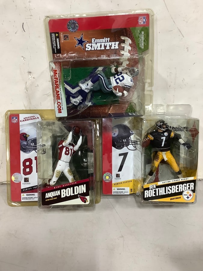 McFarlane NFL Figures (Emmitt Smith, Anquan Boldin, and more) - New in Box (1 of 1)