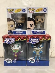 Seinfeld Funko Pop Figures (Yev Kassem and Newman) Justice League DC Figures - New in Box