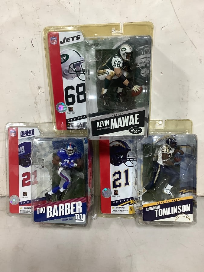 McFarlane NFL Figures (Tiki Barber, Kevin Mawae, and more) - New in Box (1 of 1)