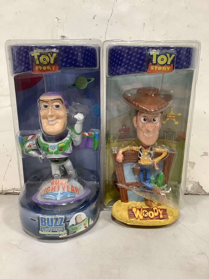 Toy Story Bobblehead Dolls (Woody and Buzz Lightyear) - New in Box: Toy Story Bobblehead Dolls (Woody and Buzz Lightyear) - New in Box