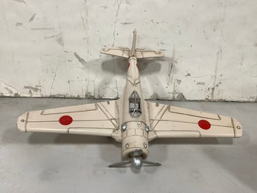 Metal Japanese Zero Airplane (13inx18in)