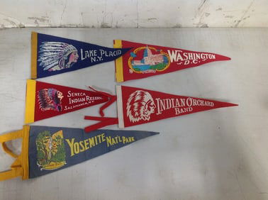 Various Banners (Indian Orchard Band, Washington DC, Yosemite National Park, and more) Longest -