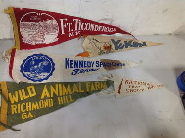 Various Banners (Kennedy Space Center, Yukon, Ft. Ticonderoga, and more) Longest - 25.5in