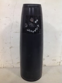 Black Glass Vase (13in Tall)