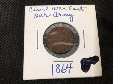 1864 Our Army Civil War Cent