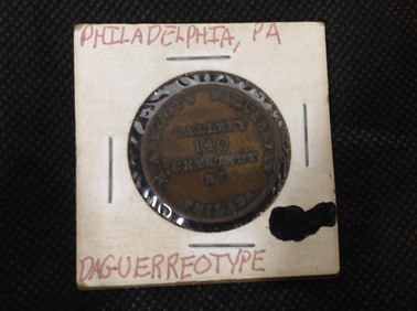 Philadelphia PA Daguerreotype Civil War Token
