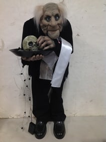Vintage Battery Operated Old Man Butler (3ft Tall)