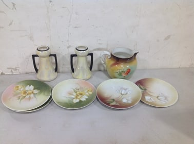 RS Ceramic Plates from Germany, J & F Mayer Pitcher, and more (Tallest - 5.5in)