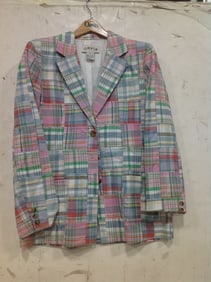 Orvis Plaid Button Up Shirt (Size: 14)