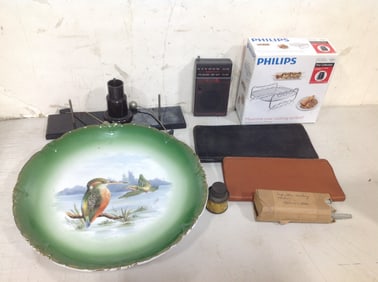 Philips Airfyer Double Layer Accessory with Skewers, General Electric FM/AM Radio, Decorative