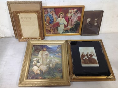 Vintage Framed Artwork, and more (Largest - 10.5inx12.75in)