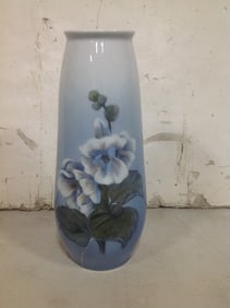Royal Copenhagen Handpainted Vase (11in Tall)