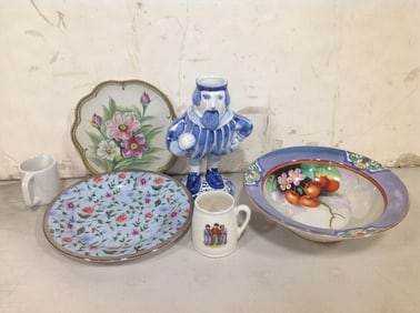 Ceramic Plates, Bowl, and more (Tallest - 8.5in)