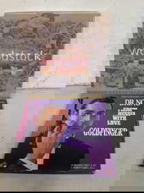 Dr. No 3-Disc Laserdisc Set, and Woodstock CD Set