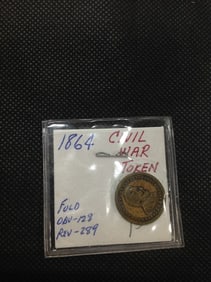 1864 civil war token