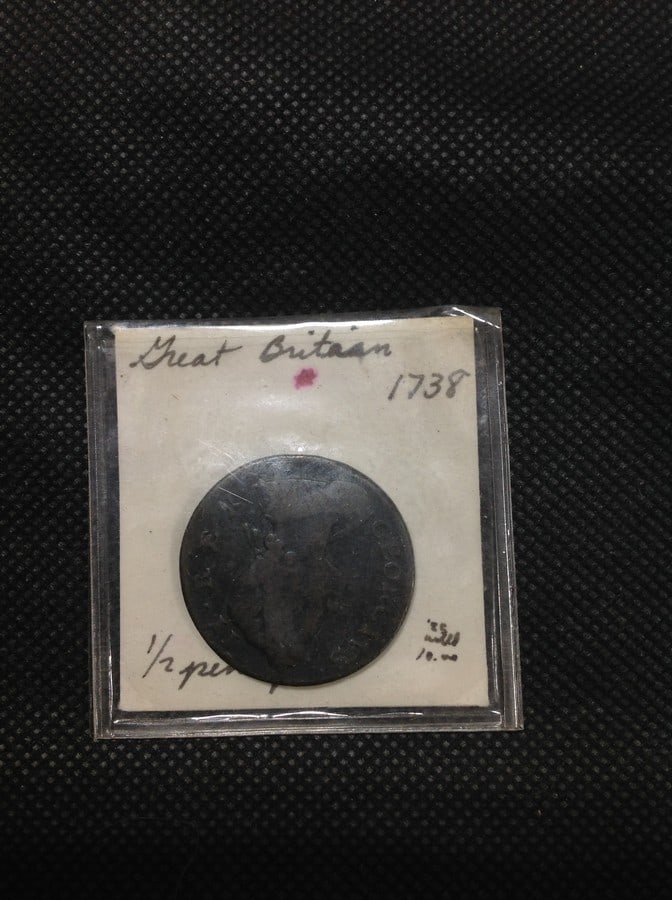 1738 Great Britain war token (1 of 1)
