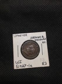 Stephen A Douglas war token