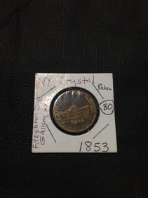 NY Crystal Palace civil war token