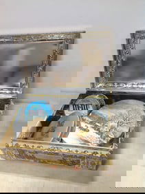 Decorative Tin Containers (Largest - 7inx16inx12in)