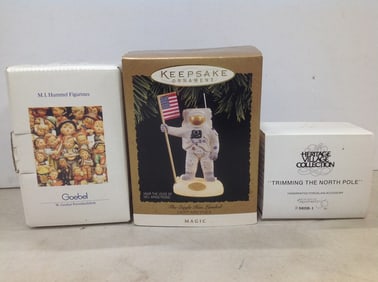 Keepsake Ornament, Goebel Figurine, Handpainted Porcelain Accessory