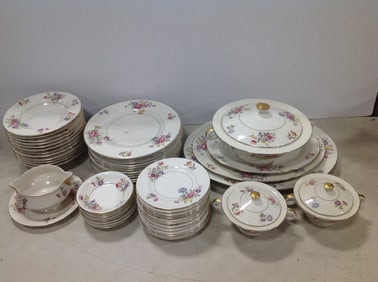 Theodore Haviland New York plates(longest 16in.), gravy boat, ceramic containers with lids, and more