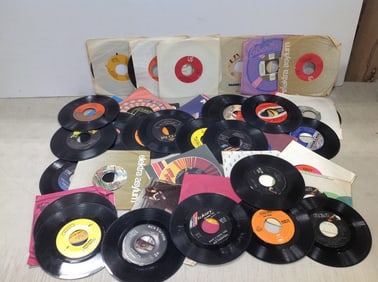 Vintage rock 45's