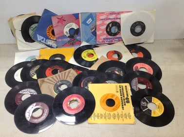Vintage rock 45's
