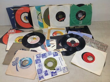 Vintage rock 45's